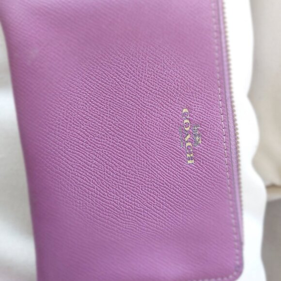 Coach small wristlet lavander - Picture 6 of 11